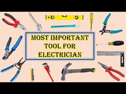 This Tools You Must have if you are Electrician | Important Hand Tool | Electrical Wiring School