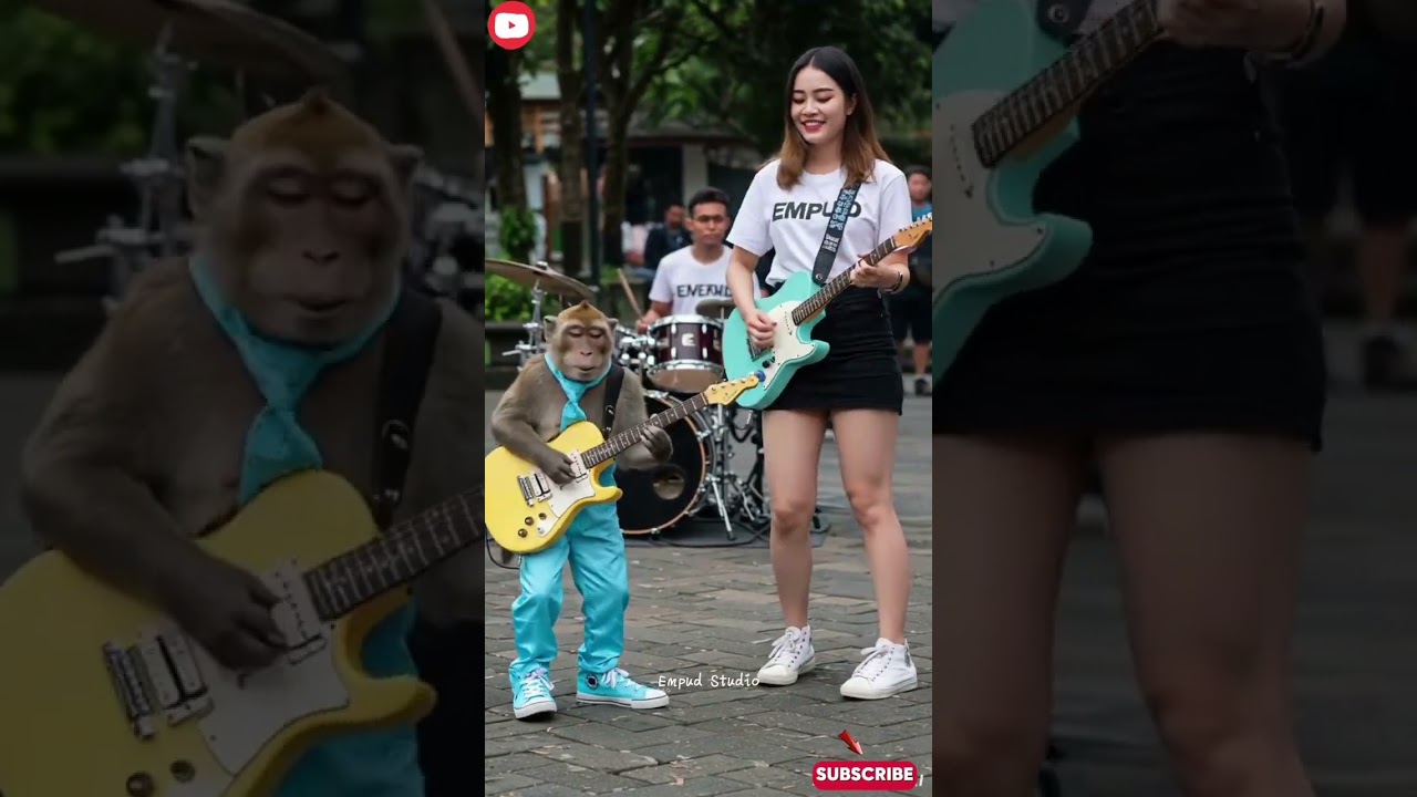 Monkey Music Concert in Russia Square 