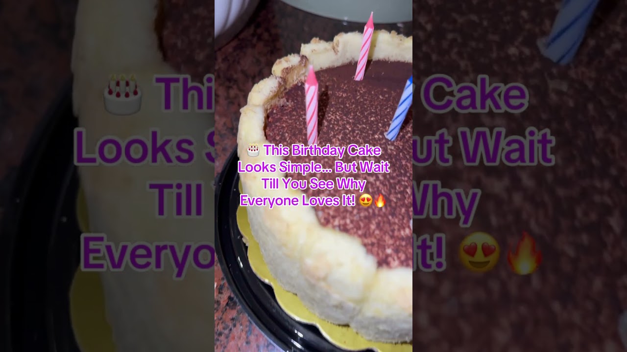 🎂 This Birthday Cake Looks Simple… But Wait Till You See Why Everyone Loves It!😍🔥#viral#ytshorts