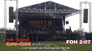 cek sound ADELLA Live Desa Cangkring,b Karanganyar Demak 2024