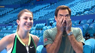 Team Switzerland Quick Quiz Mastercard Hopman Cup 2019