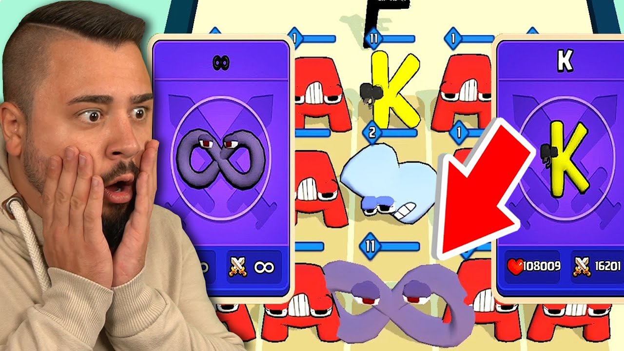 NUMBER LORE "UNENDLICH" FREISCHALTEN in MERGE ALPHABET LORE!