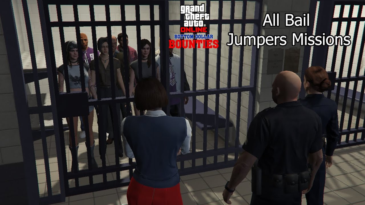 GTA Online - All Bail Jumpers Missions with Any Characters - YouTube