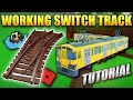 【Tutorial】How To Make *Realistic Working Track Switches* In Build A Boat | *Multi Track Drifting!!*