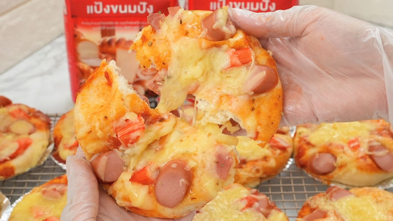 แจกสูตร ขนมปังพิซซ่า (Pizza Bread) ขนมปังเนื้อนุ่ม อร่อยทำง่าย เมนูสร้างอาชีพ