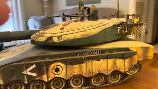 My 1/16 scale scratch-built IDF Merkava main battle tank