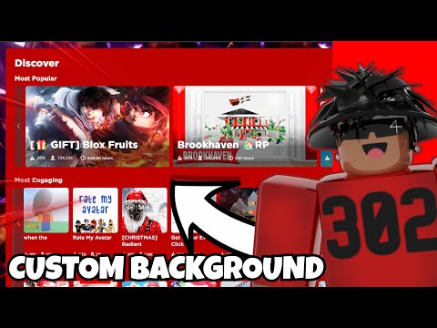 How To Change Your Roblox Background/Theme!!!