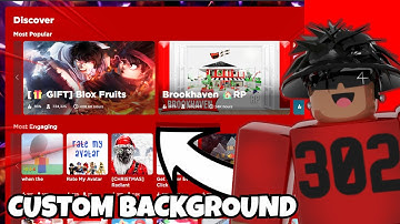 How To Change Your Roblox Background/Theme!!!