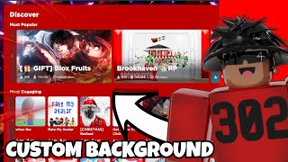 How To Change Your Roblox Background/Theme!!!