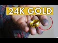 I Made A 24K Gold Ring From The Earth!