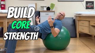Swiss Ball Core Strengthening: Beginner to Advanced Stability Ball Exercises 🔥💯#fitness #core #abs