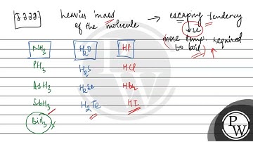 Which of the following statements is correct about the boiling points of hydrides of \( \mathrm{...