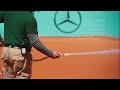 Así preparan las pistas del MUTUA MADRID OPEN 2024