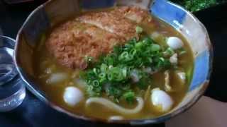 【めし動画】 ご当地グルメ 豊橋カレーうどんを食べてみました 清水庵　食レポ
