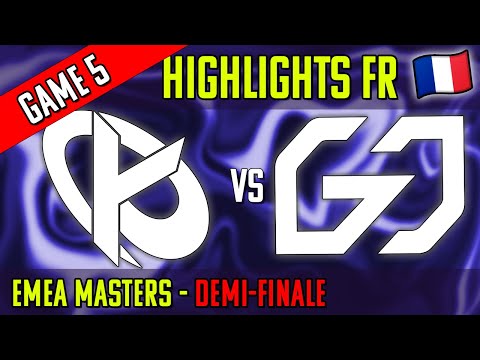 KC vs GO Highlights FR GAME 5 | DEMI-FINALE EMEA Masters summer 2023 | Karmine Corp vs Team GO