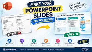 How I Turned a Simple PPT into a Professional Presentation | PowerPoint Slide Design