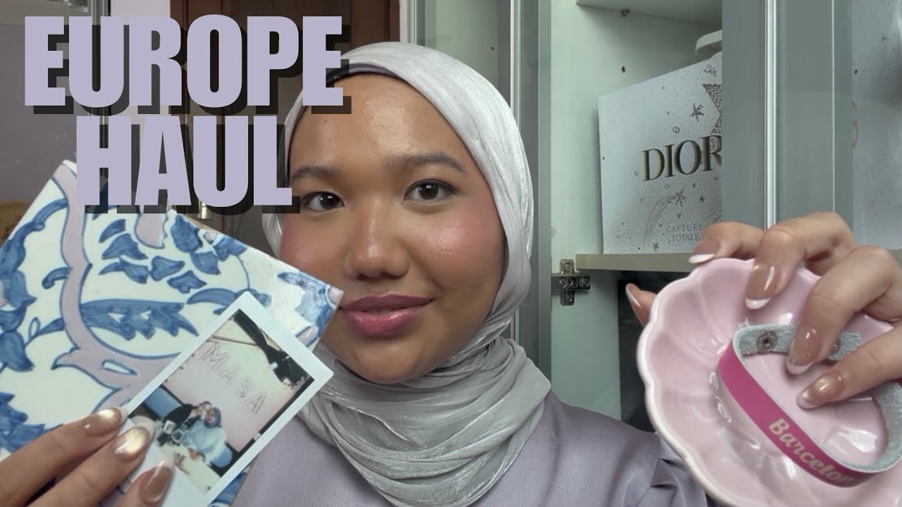 ASMR| EUROPE HAUL tapping and whispering