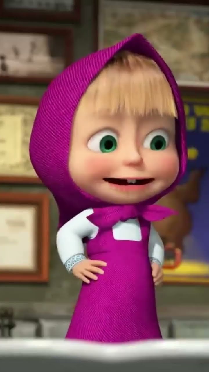 La planta tiene un sabor especial?✨? #mashaoso2024 #animación #mashabear #niños