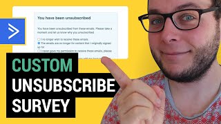 Famous Learn WHY people unsubscribe in ActiveCampaign Profile