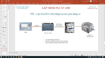 Lập trình PLC khởi động sao - tam giác động cơ 3 pha