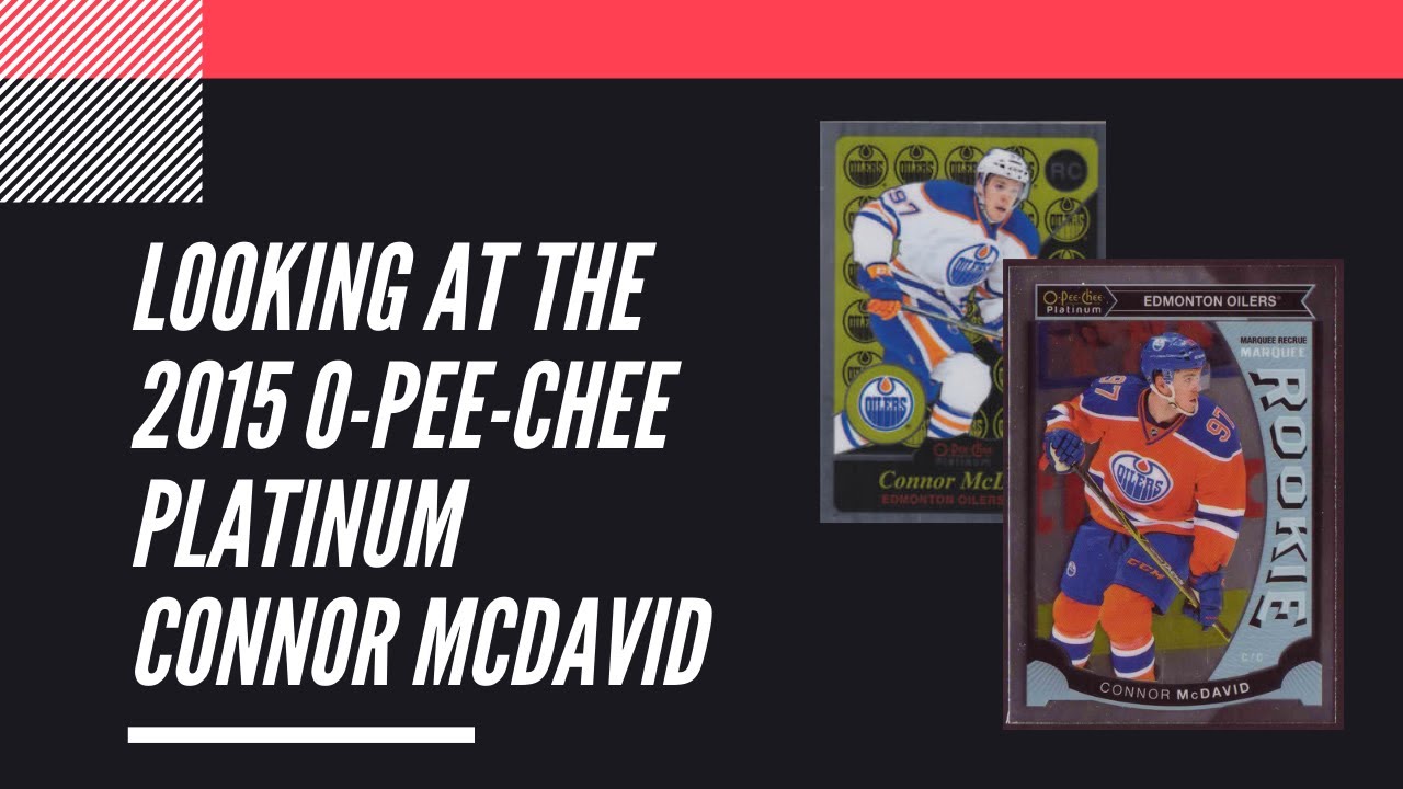 Connor McDavid 2015 O-Pee-Chee Platinum Marquee Rookies # Price