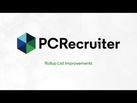 PCRecruiter Update 9.7.22 - video from PCRecruiter