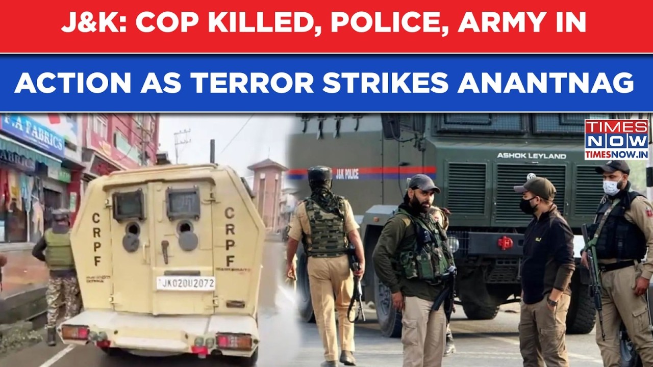 J&K: Police Officer Killed, Terror Strikes Anantnag | Army, Forces In Action Amid Amarnath Yatra