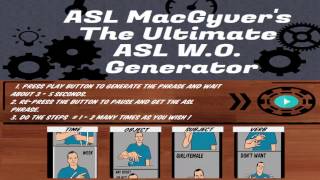 The ASL Word Order Generator
