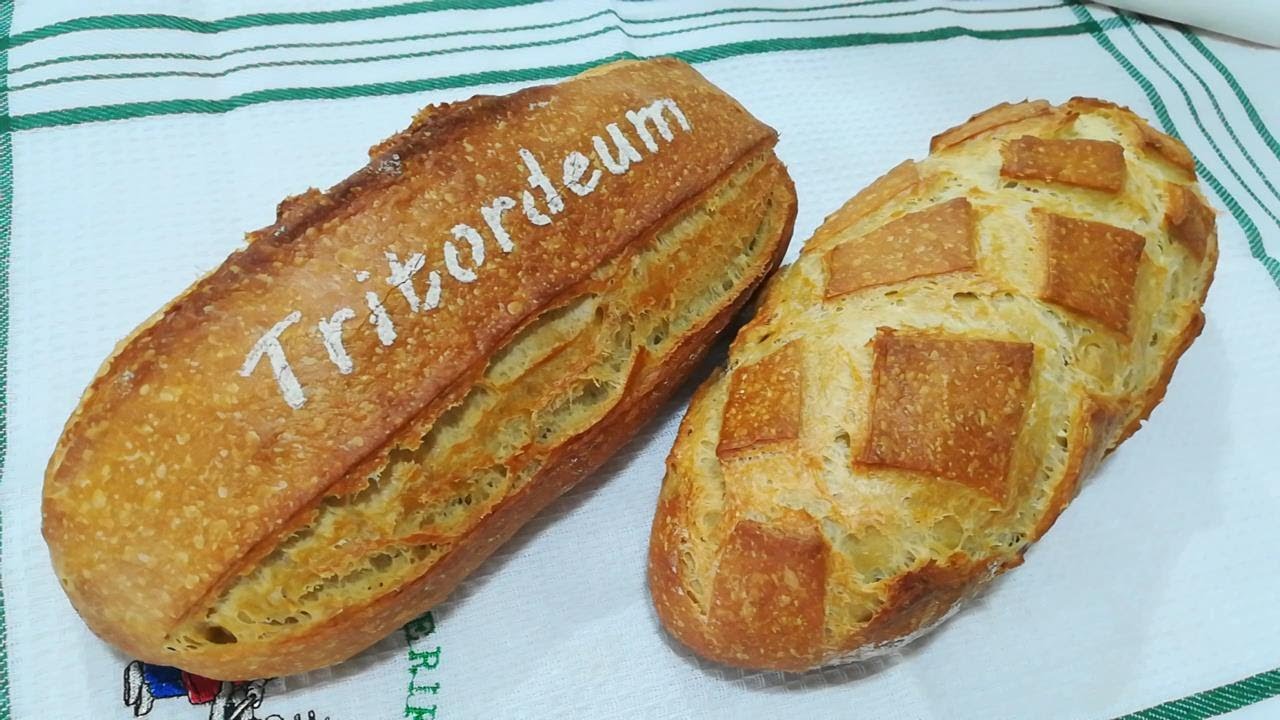 Pan de Tritordeum, masa madre, en casa.