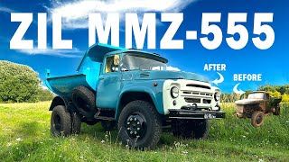 видео: ZIL MMZ 555 (1973) - BEFORE & AFTER - Old Dump Truck Restoration - ЗИЛ-ММЗ-555 картинка: ZIL MMZ 555 (1973) - BEFORE & AFTER - Old Dump Truck Restoration - ЗИЛ-ММЗ-555
