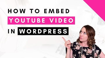 How to Embed Youtube Video in Blog Post in Wordpress