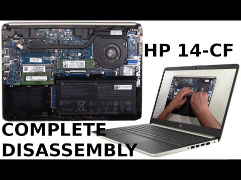 HP 14-C 14-CF Take Apart Complete Disassembly Teardown