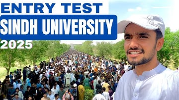 Pre Entry Test 2025 | University of Sindh Jamshoro | shahe vlogs