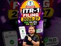 ITR Filing 0nline 2026-27 | Income Tax Return Filing 2026-27 | ITR-1 Filing 2026-27