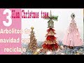 DIY/ARBOLITOS NAVIDEÑOS/ CHRISTMAS TREE IDEAS/DECORACIONES NAVIDEÑAS CON POCO DINERO