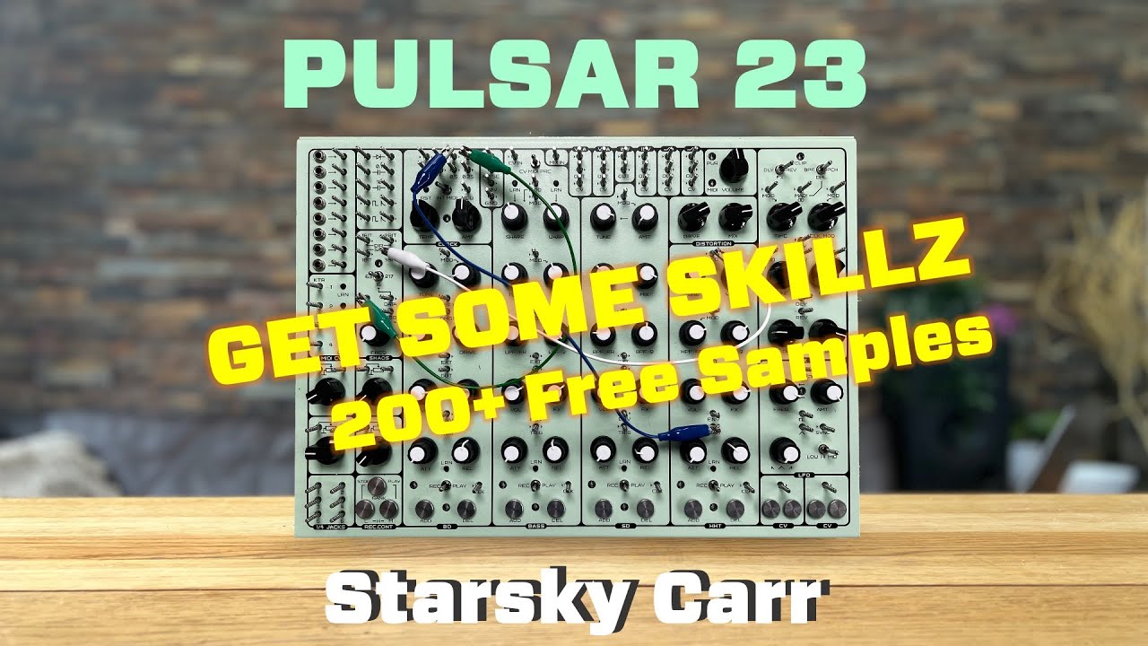 Pulsar 23 от Soma // 50 советов, хитростей и идей // Синхронизация с SH101 TR606 и деконструкция ...