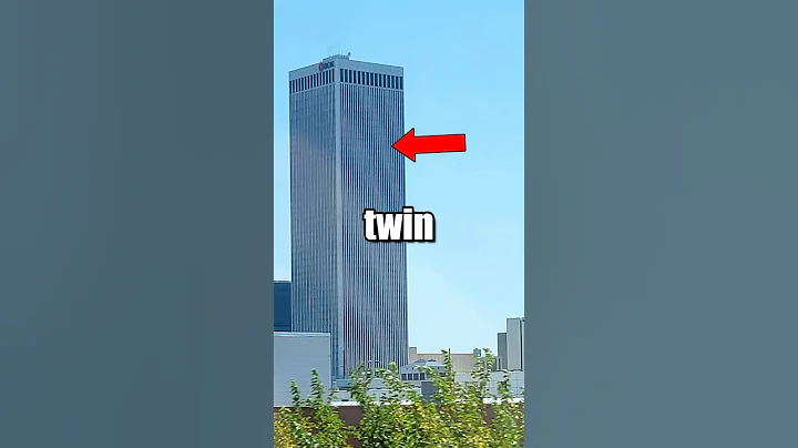 What if there was ONE Twin Tower? 🤯 #building #architecture #viral