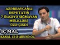 NEFT VƏ MİLYONLAR ÖLKƏSİNDƏ BİR TİKƏ ÇÖRƏYƏ MÖHTAC OLAN XALQIN, MİLYONLAR İÇİNDƏ ÜZƏN MƏMURLARI!