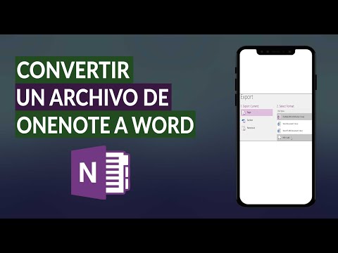 Cómo Convertir un Archivo o Documento de OneNote a Word Fácilmente