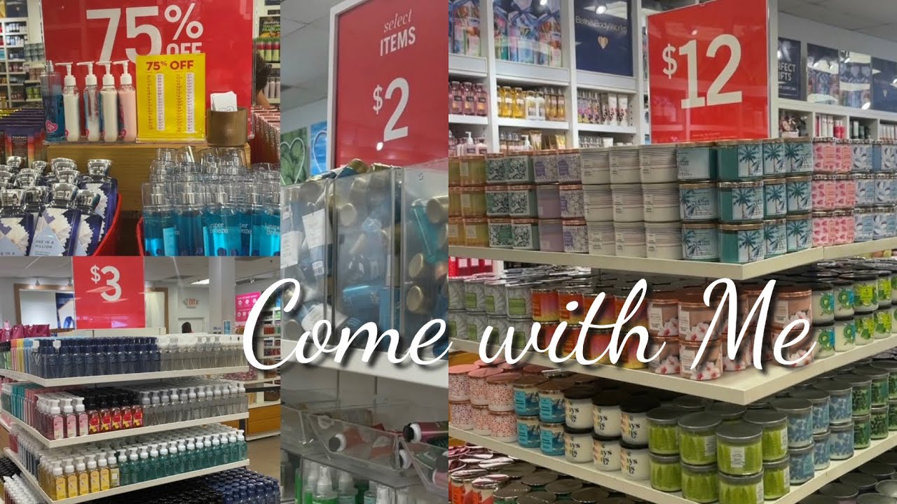 BATH & BODY WORKS OUTLET WALK THROUGH 12 CANDLES 75 OFF BODY CARE