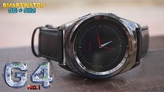 No.1 G4, smartwatch con ranura SIM y tarjeta micro SD por $39 [Review] -  YouTube