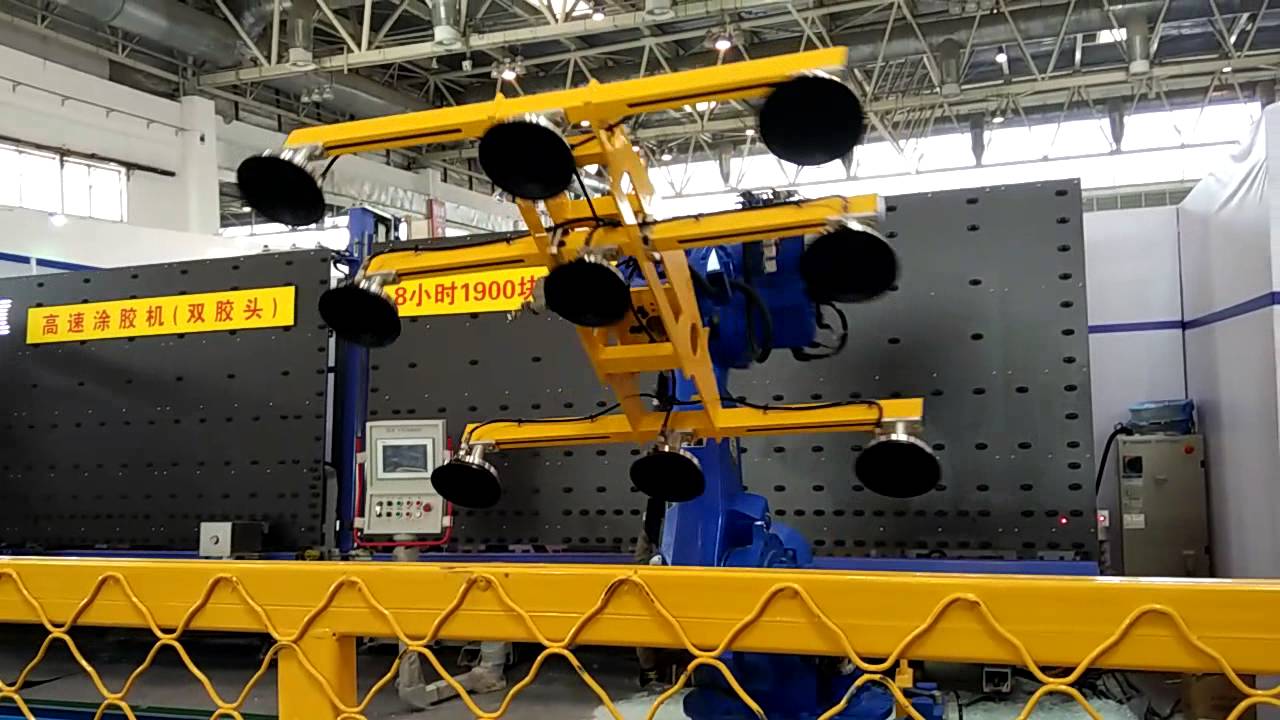 Glazing Glass Manipulator smart robot 2 - YouTube