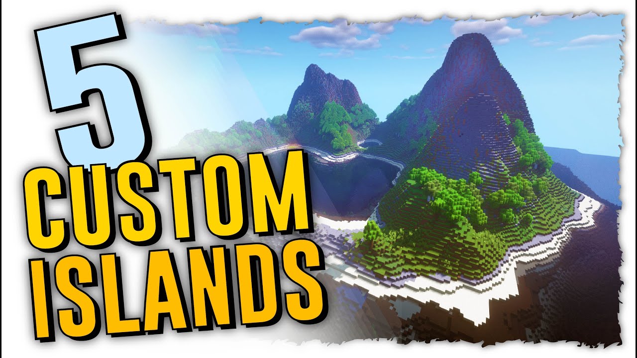 5 Custom Survival Island Maps [1.16.2 Downloads] - YouTube