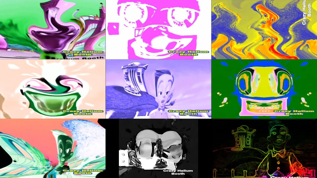 The Mine Song and Klasky Csupo crazy helium booth effects things collection (May-December 2021)