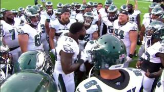 Vinny Curry Team Huddle