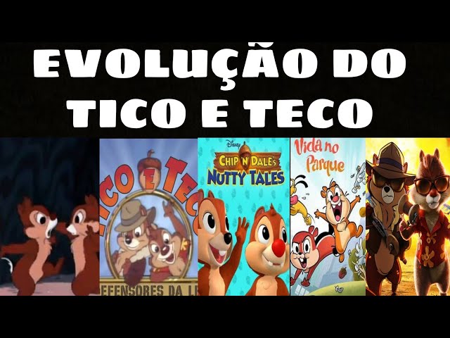 Veja a evolução dos personages Tico e Teco ao longo de quase 80