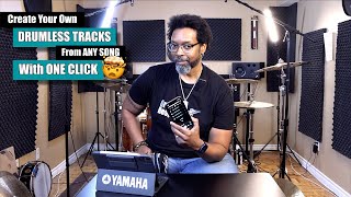 Create Your Own DRUMLESS TRACKS from Any Song with One Click 🤯