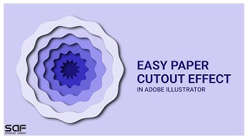 Easy Paper Cutout Effect In Adobe Illustrator Tutorial