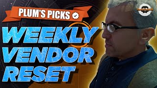 NO BS MUST BUYS - Weekly Vendor Reset APRIL 23rd 2024! The Division 2 TU20.3