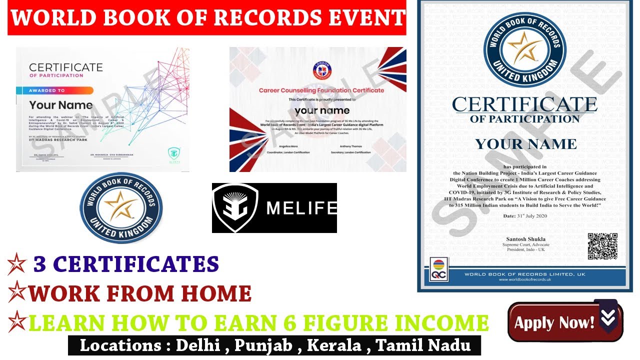 HOW TO GET WORLD BOOK OF RECORDS CERTIFICATE 22G Me Life Event Registration Regarding Guinness World Record Certificate Template HOW TO GET WORLD BOOK OF RECORDS CERTIFICATE 22G Me Life Event Registration Regarding Guinness World Record Certificate Template